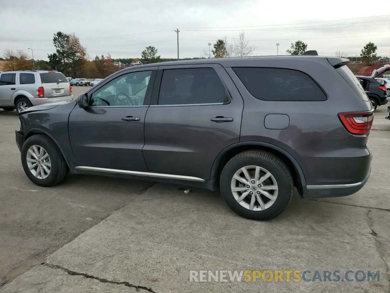 2 fotografías del automóvil dañado 1C4RDHAG8LC106639 DODGE DURANGO 2020