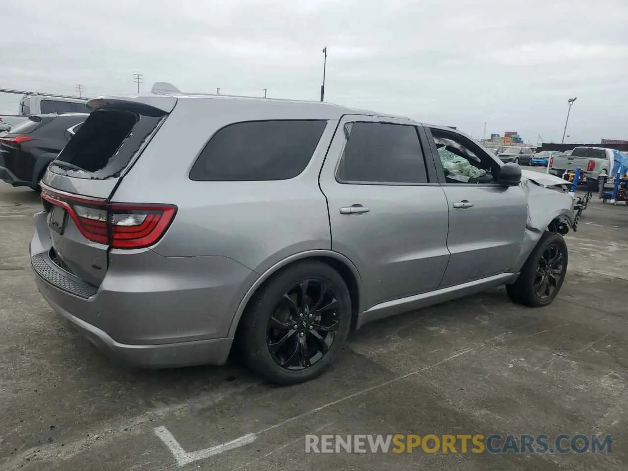 3 fotografías del automóvil dañado 1C4RDHDG0LC123947 DODGE DURANGO 2020