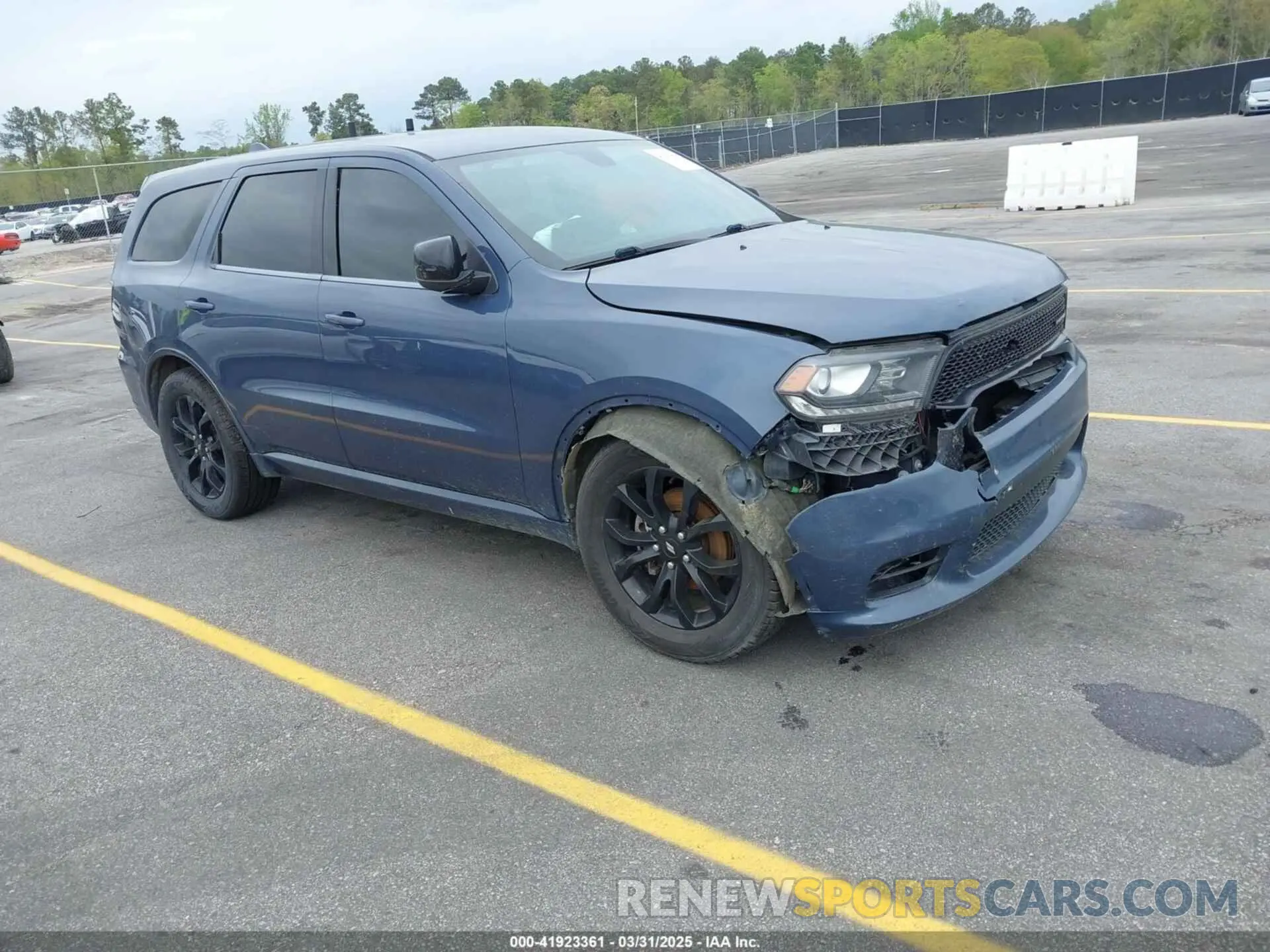 1 fotografías del automóvil dañado 1C4RDHDG5LC213367 DODGE DURANGO 2020