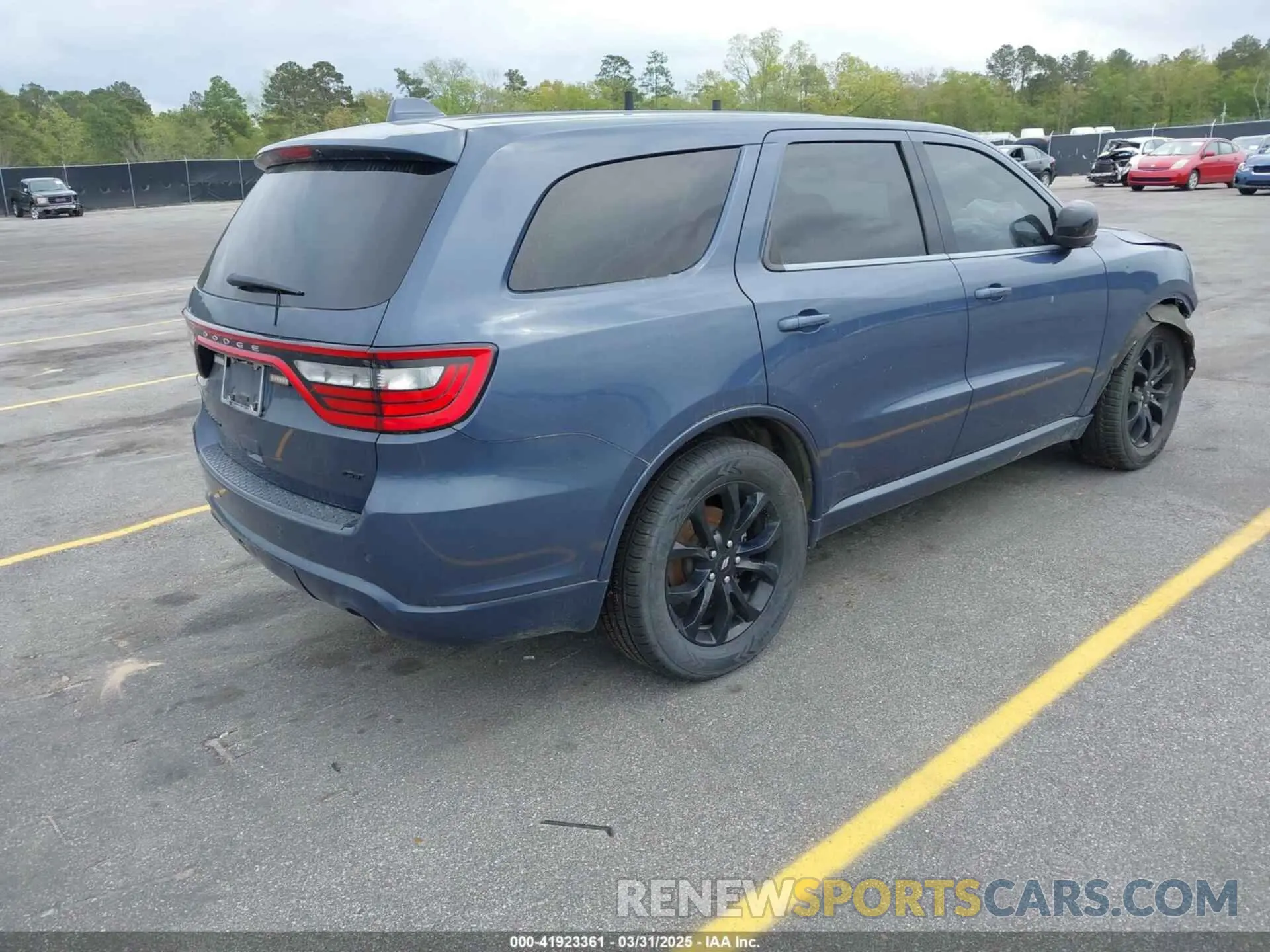 4 fotografías del automóvil dañado 1C4RDHDG5LC213367 DODGE DURANGO 2020