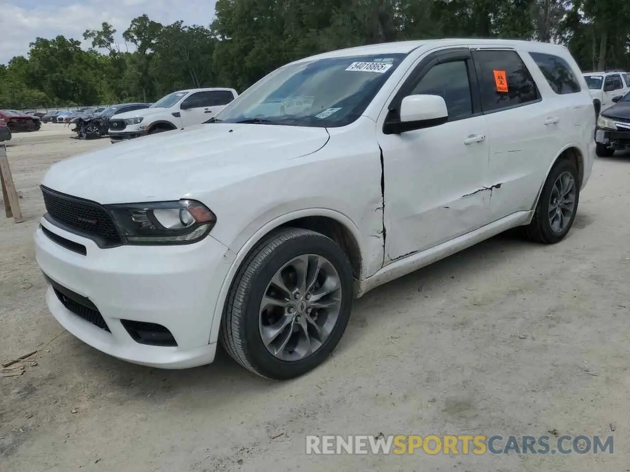 1 fotografías del automóvil dañado 1C4RDHDG5LC307927 DODGE DURANGO 2020