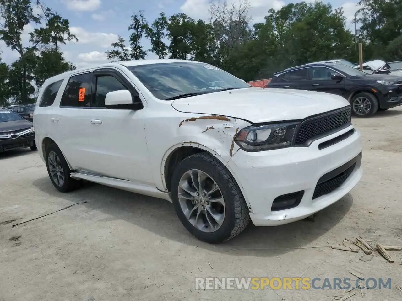 4 fotografías del automóvil dañado 1C4RDHDG5LC307927 DODGE DURANGO 2020