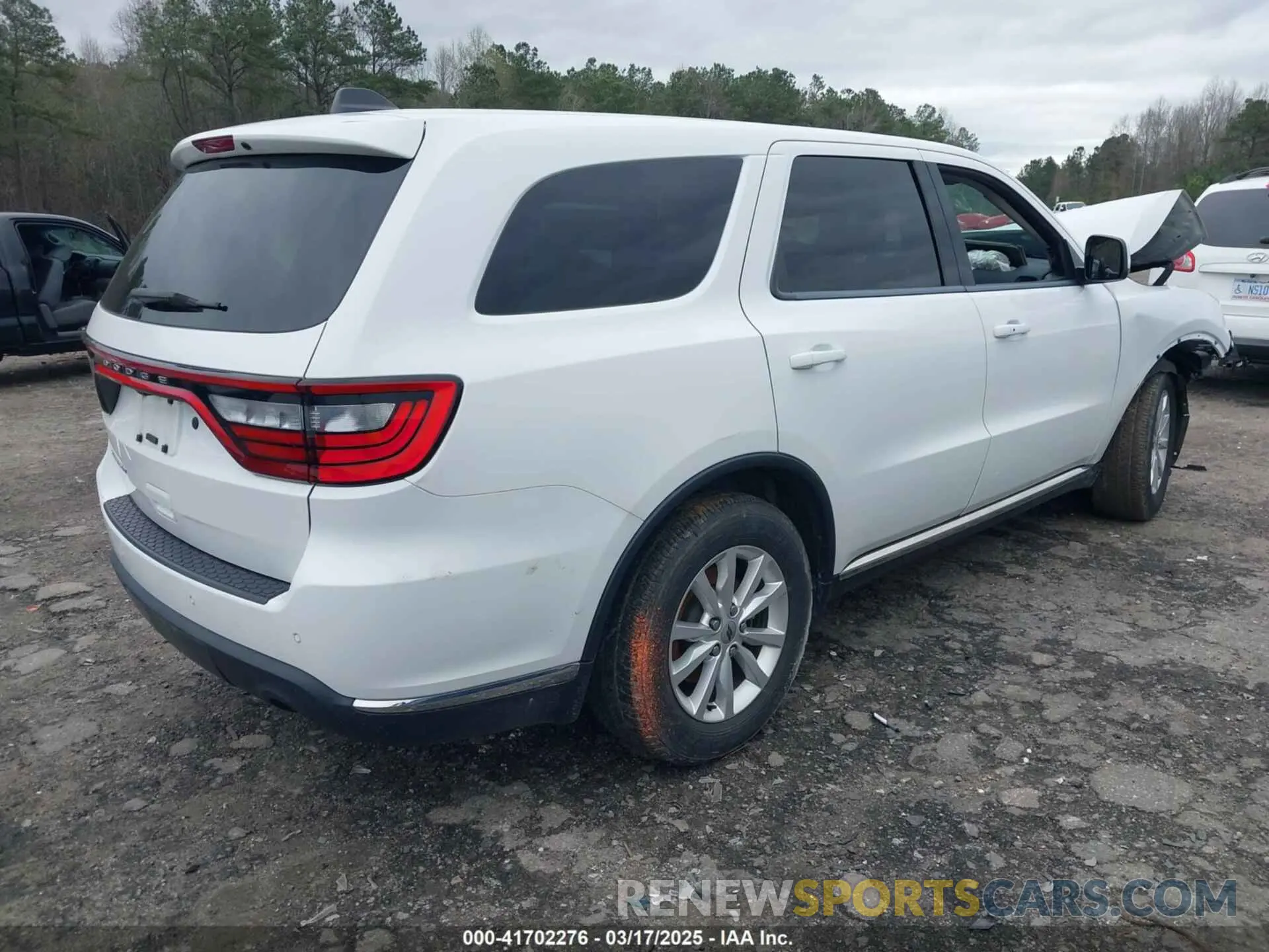 4 fotografías del automóvil dañado 1C4RDHFG9LC441546 DODGE DURANGO 2020