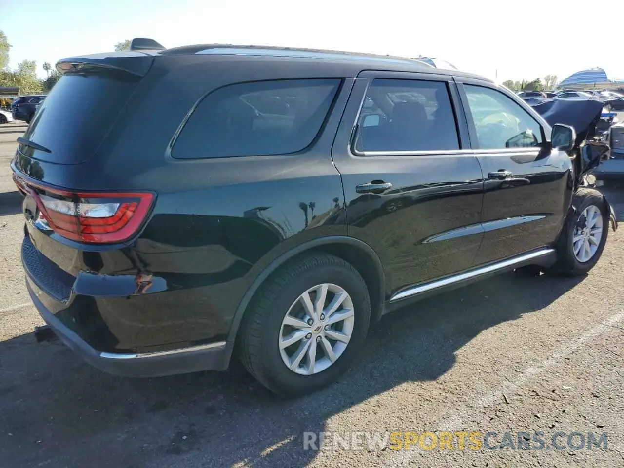 3 fotografías del automóvil dañado 1C4RDJAG2LC318847 DODGE DURANGO 2020