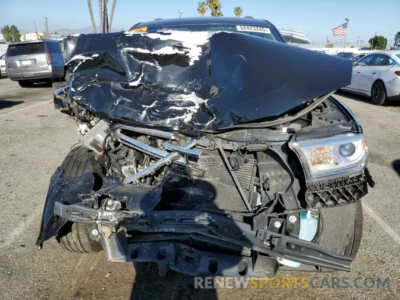 5 fotografías del automóvil dañado 1C4RDJAG2LC318847 DODGE DURANGO 2020