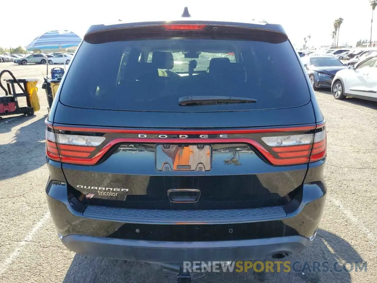 6 fotografías del automóvil dañado 1C4RDJAG2LC318847 DODGE DURANGO 2020