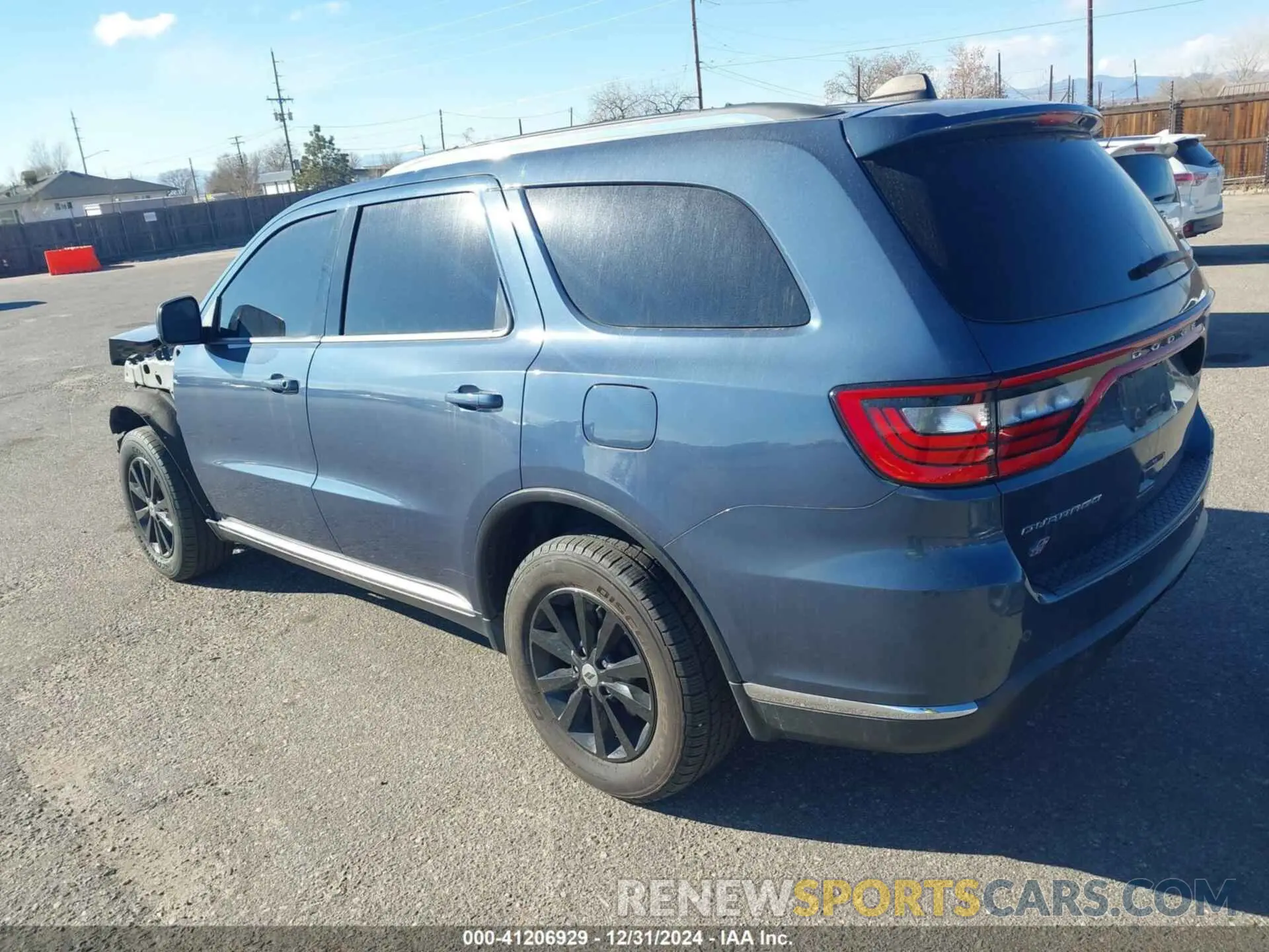 3 fotografías del automóvil dañado 1C4RDJAG6LC223658 DODGE DURANGO 2020