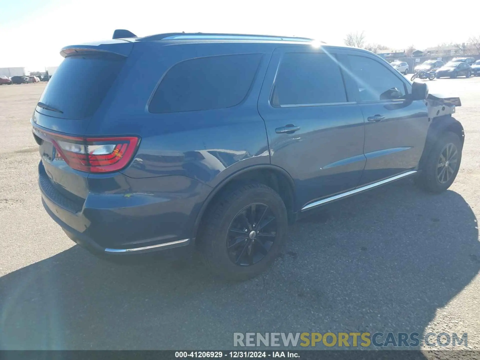 4 fotografías del automóvil dañado 1C4RDJAG6LC223658 DODGE DURANGO 2020