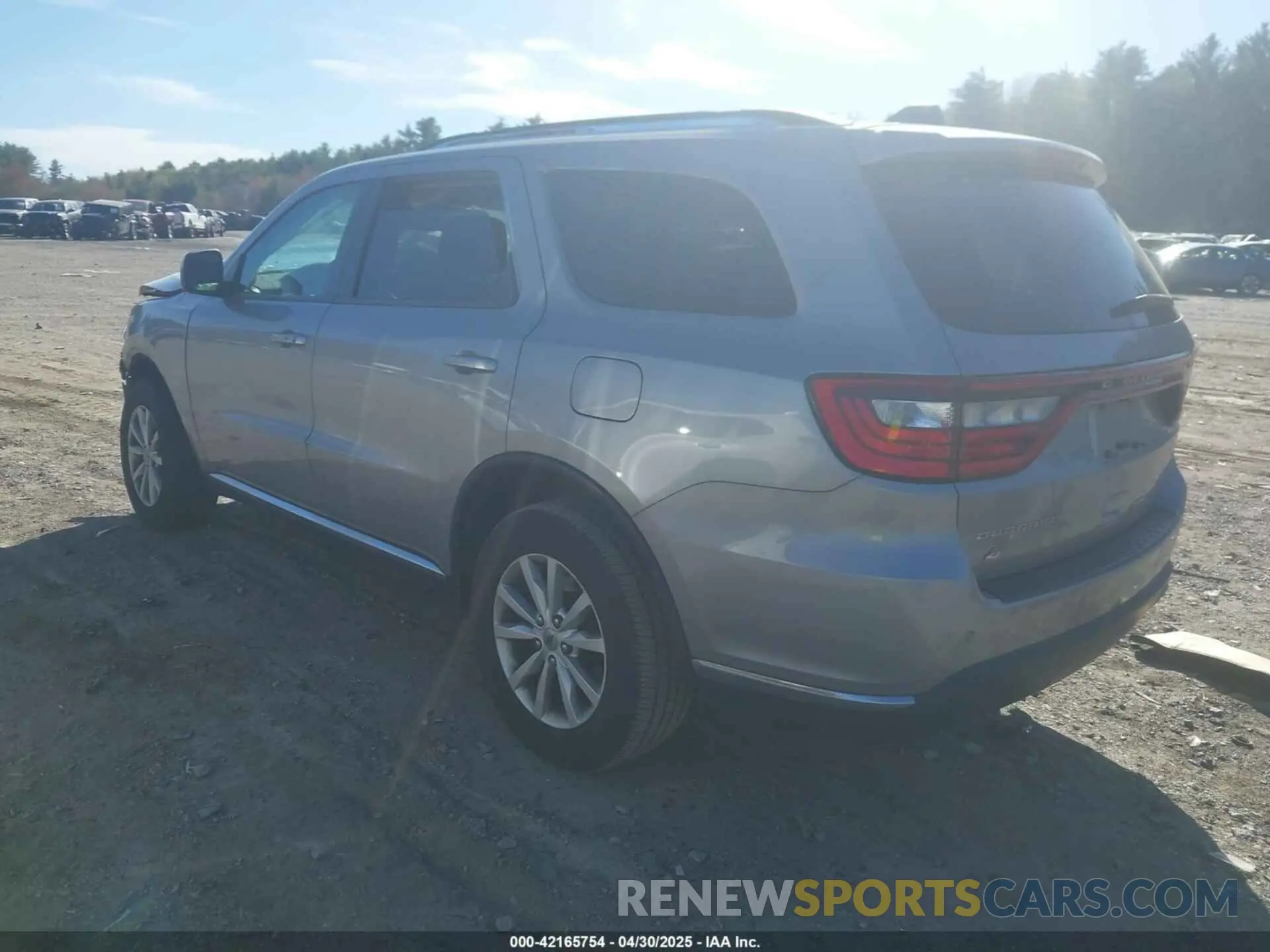 3 fotografías del automóvil dañado 1C4RDJAG8LC252935 DODGE DURANGO 2020