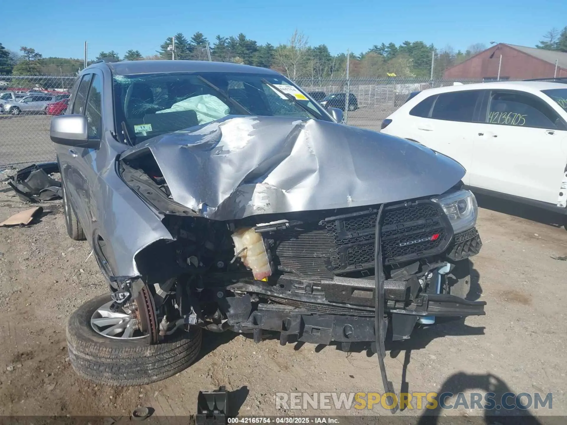 6 fotografías del automóvil dañado 1C4RDJAG8LC252935 DODGE DURANGO 2020