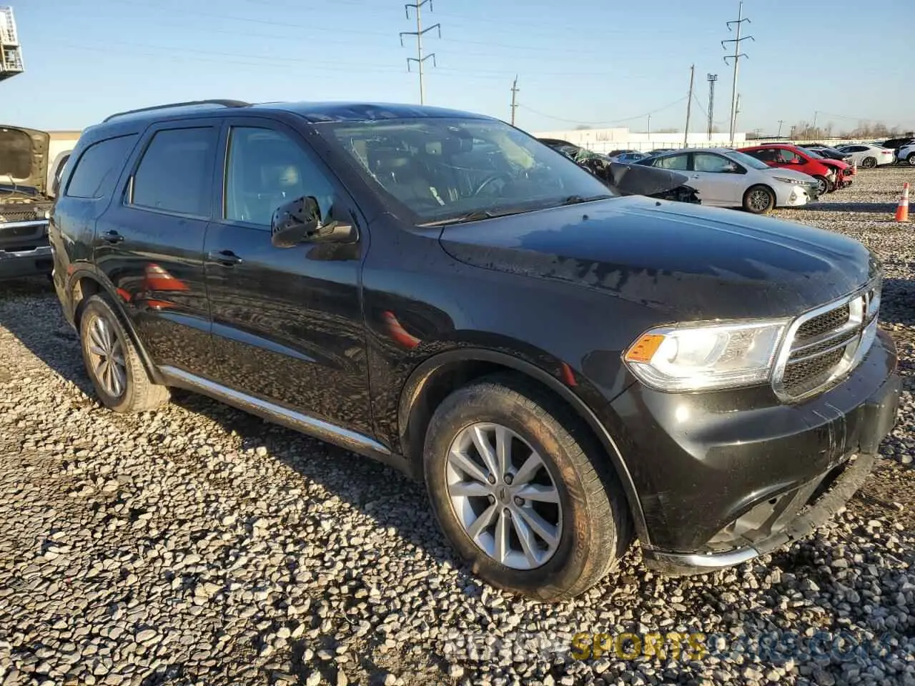 4 fotografías del automóvil dañado 1C4RDJAG9LC261269 DODGE DURANGO 2020