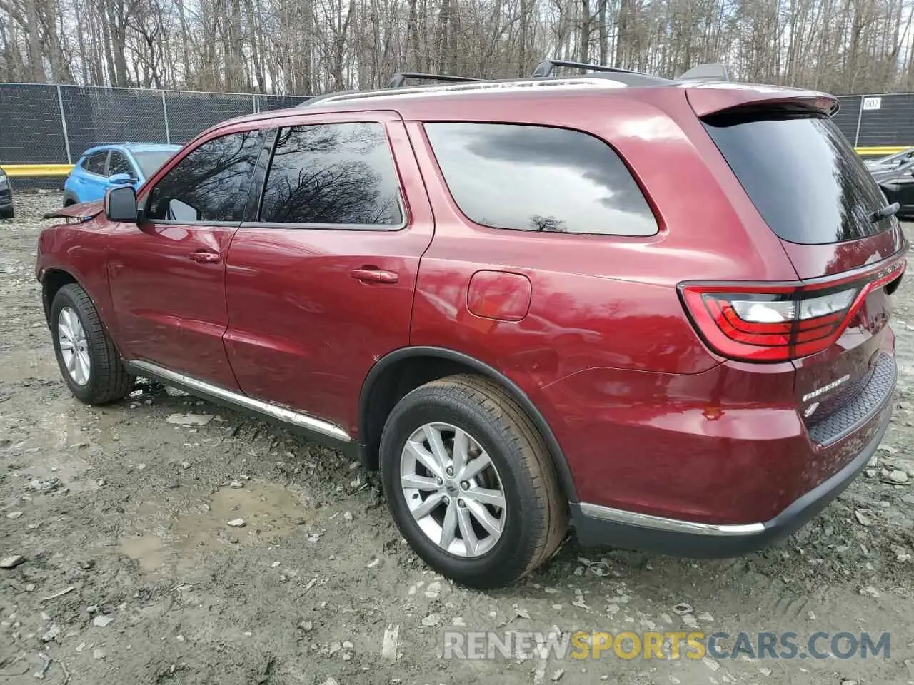 2 fotografías del automóvil dañado 1C4RDJAG9LC412997 DODGE DURANGO 2020