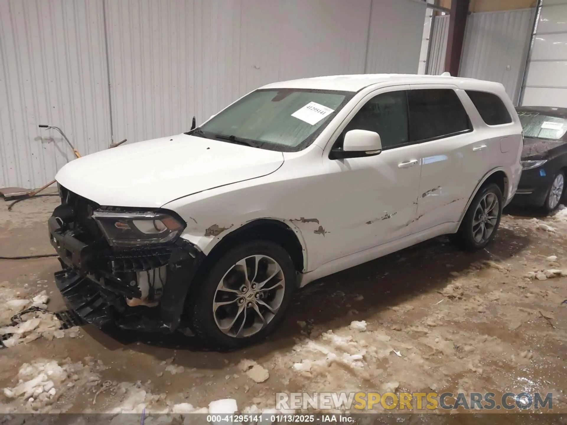 2 fotografías del automóvil dañado 1C4RDJDG0LC146331 DODGE DURANGO 2020