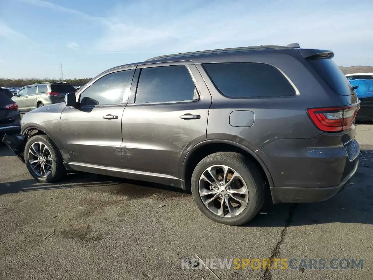 2 fotografías del automóvil dañado 1C4RDJDG2LC162899 DODGE DURANGO 2020
