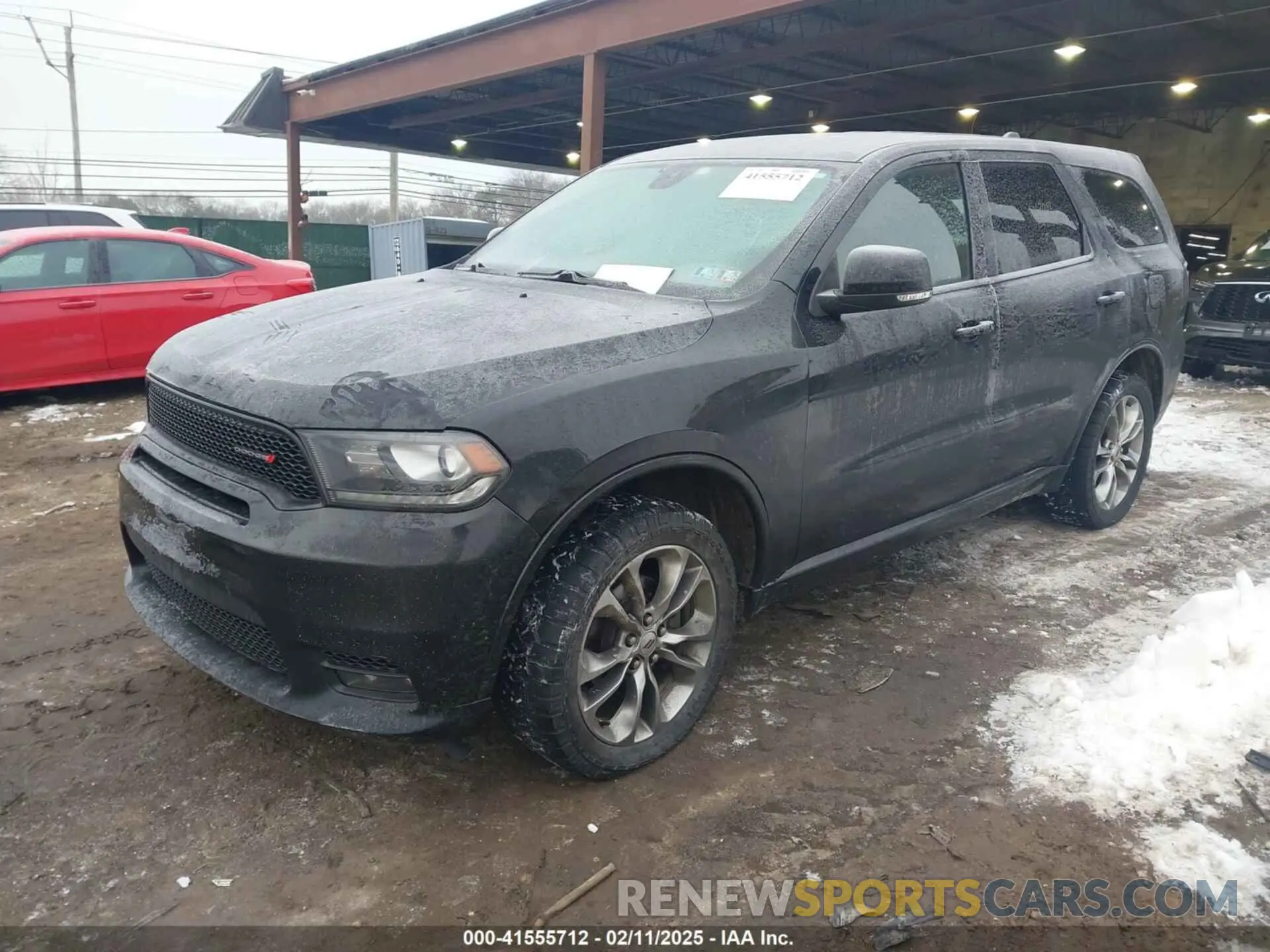 2 fotografías del automóvil dañado 1C4RDJDG2LC213530 DODGE DURANGO 2020
