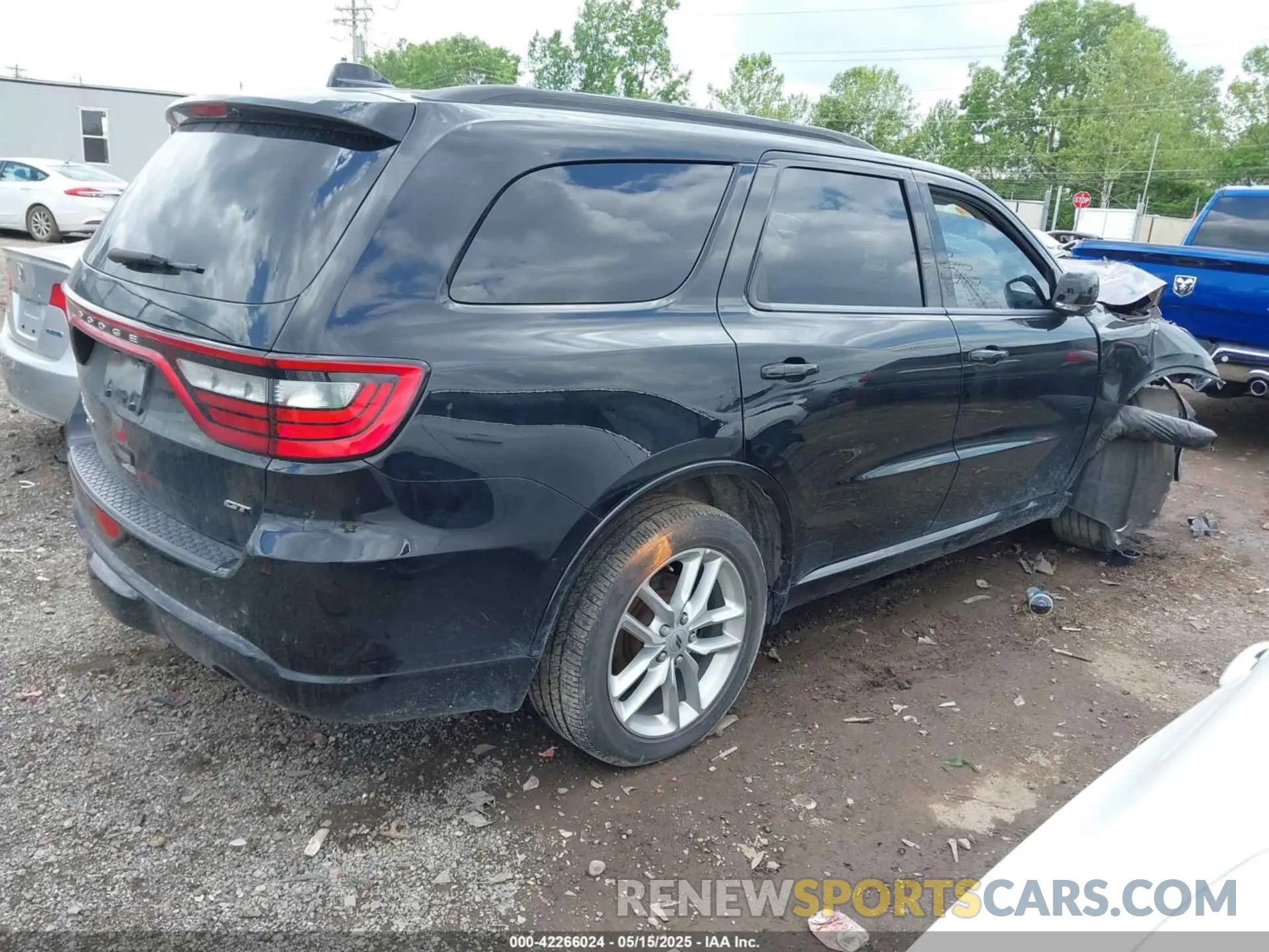 4 fotografías del automóvil dañado 1C4RDJDG3LC107443 DODGE DURANGO 2020