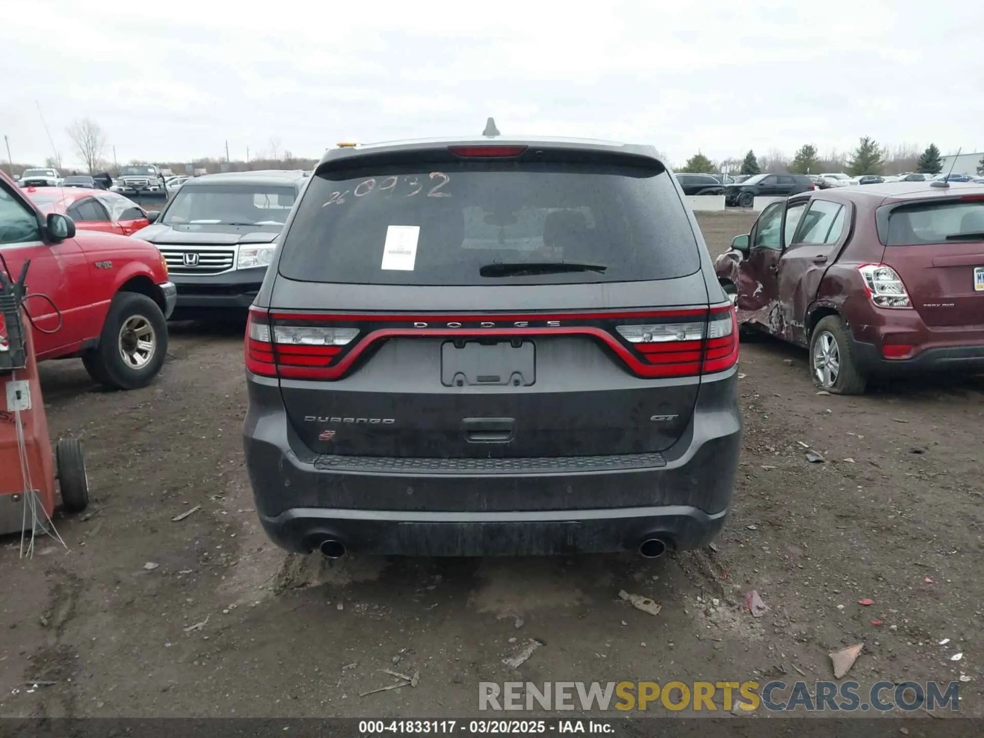 16 fotografías del automóvil dañado 1C4RDJDG4LC260932 DODGE DURANGO 2020
