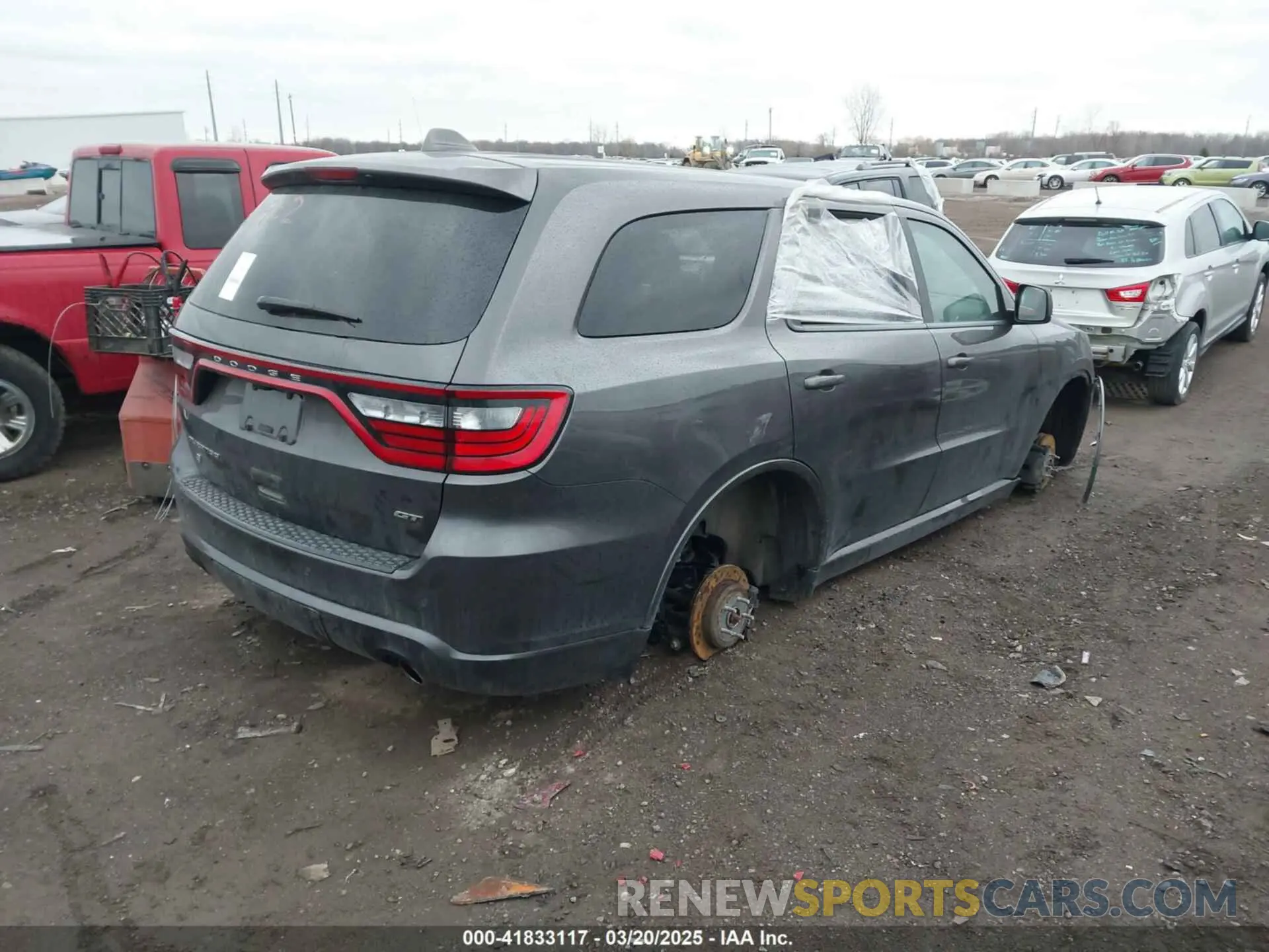 4 fotografías del automóvil dañado 1C4RDJDG4LC260932 DODGE DURANGO 2020