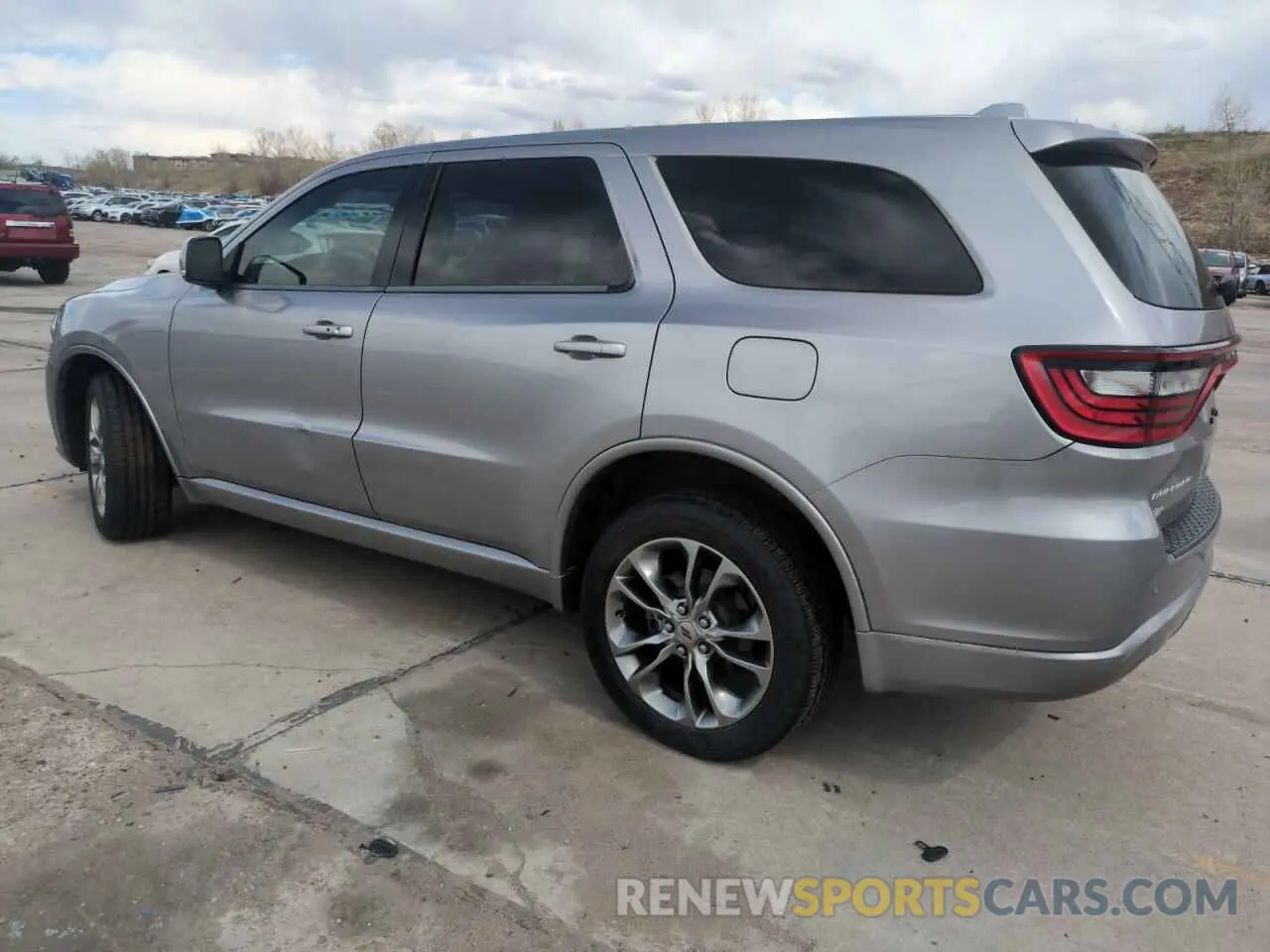 2 fotografías del automóvil dañado 1C4RDJDG5LC260437 DODGE DURANGO 2020