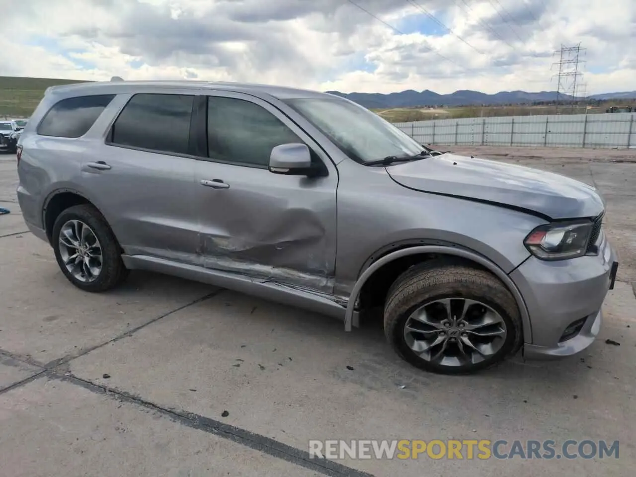4 fotografías del automóvil dañado 1C4RDJDG5LC260437 DODGE DURANGO 2020