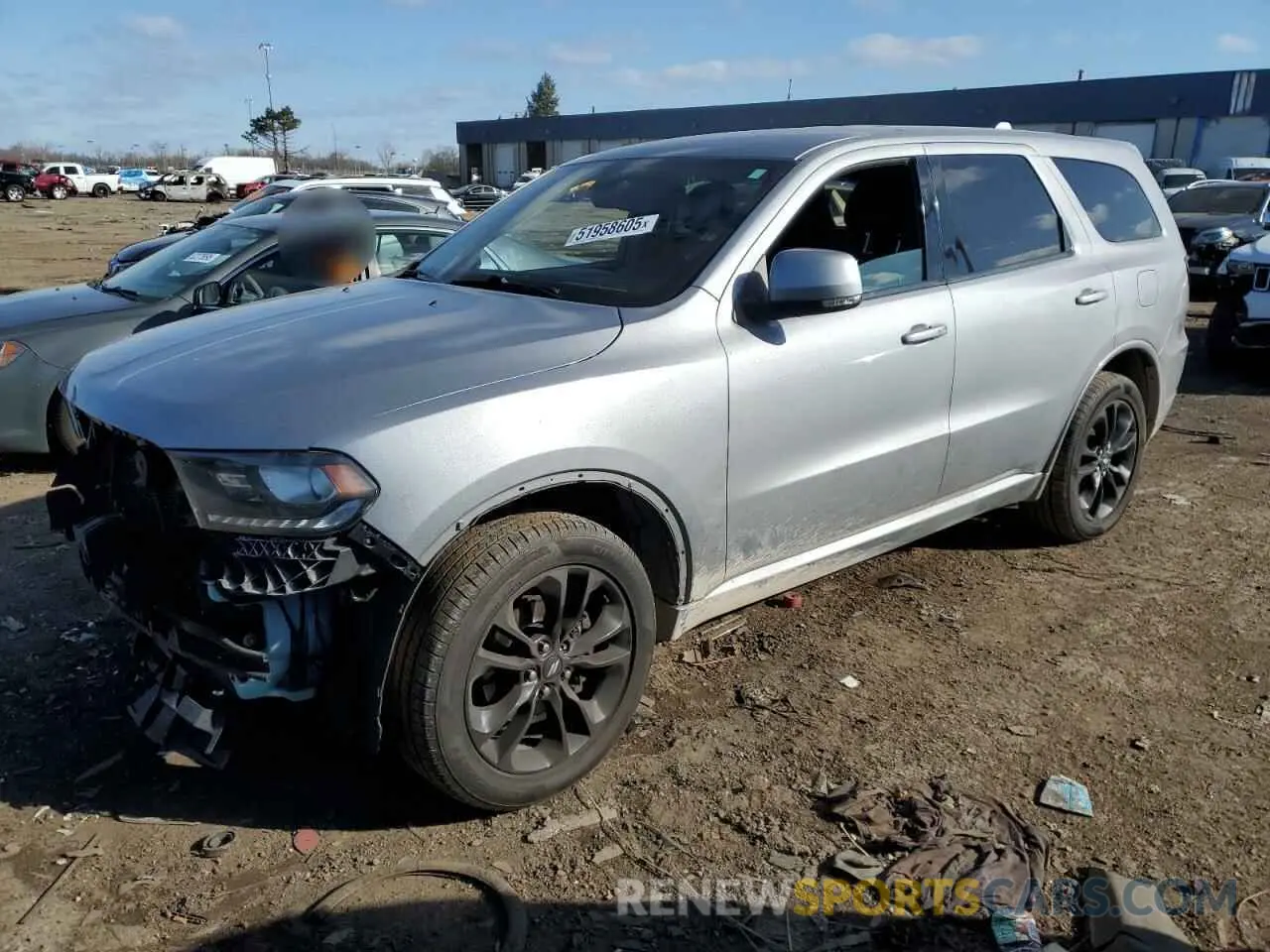 1 fotografías del automóvil dañado 1C4RDJDG5LC286200 DODGE DURANGO 2020