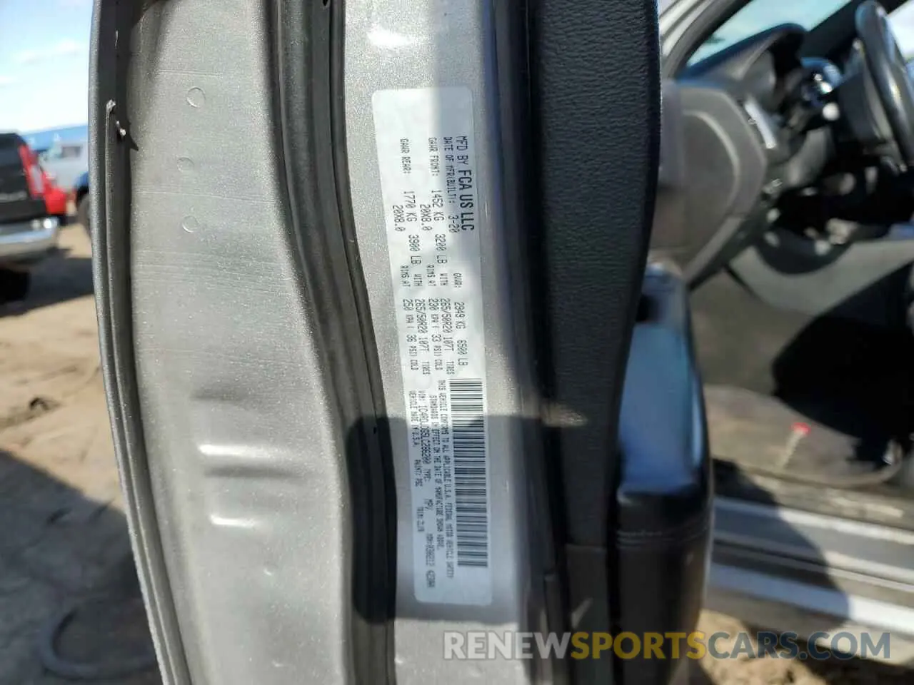 13 fotografías del automóvil dañado 1C4RDJDG5LC286200 DODGE DURANGO 2020