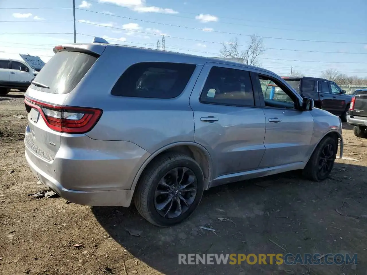 3 fotografías del automóvil dañado 1C4RDJDG5LC286200 DODGE DURANGO 2020