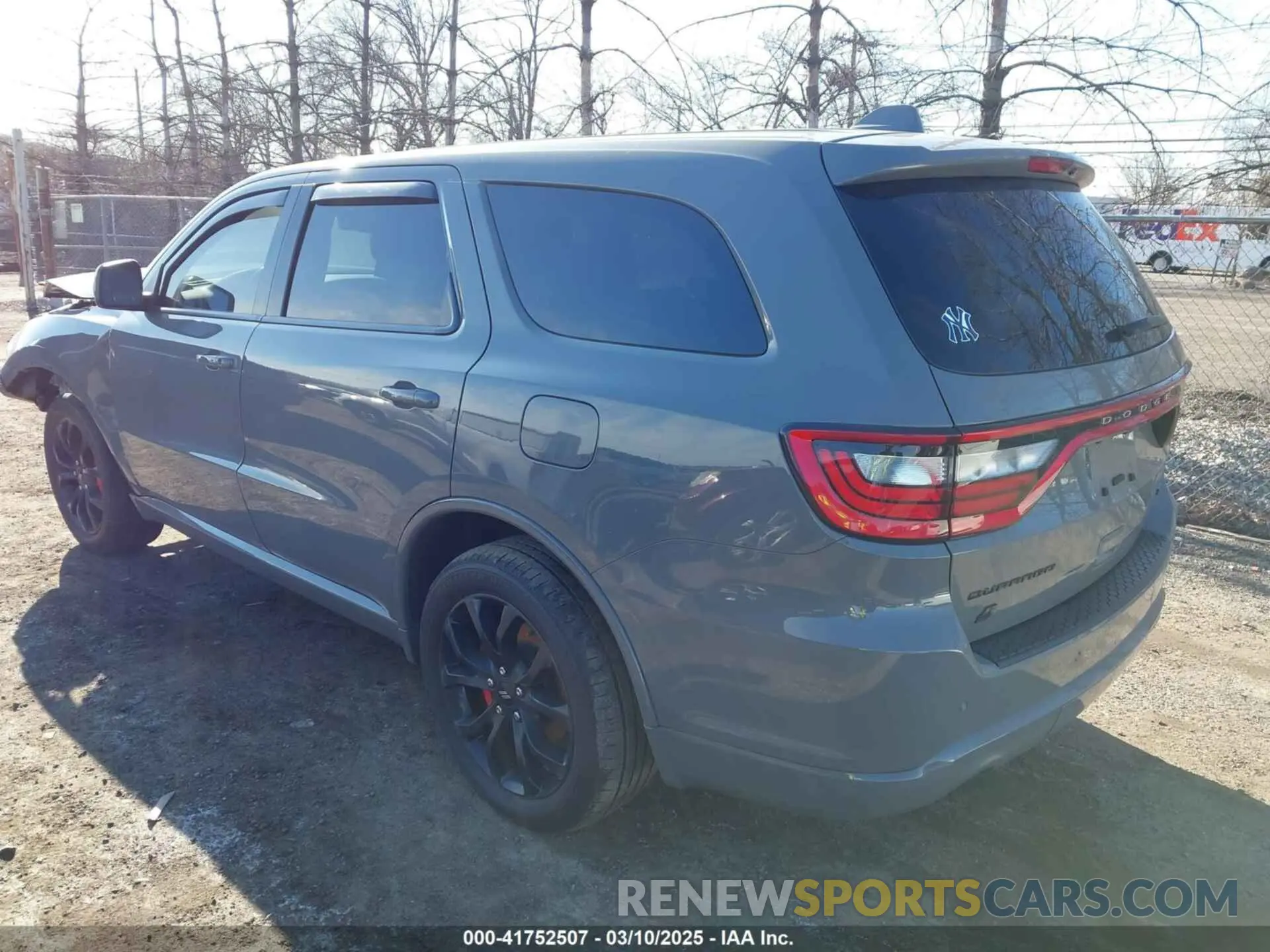 3 fotografías del automóvil dañado 1C4RDJDG5LC395692 DODGE DURANGO 2020