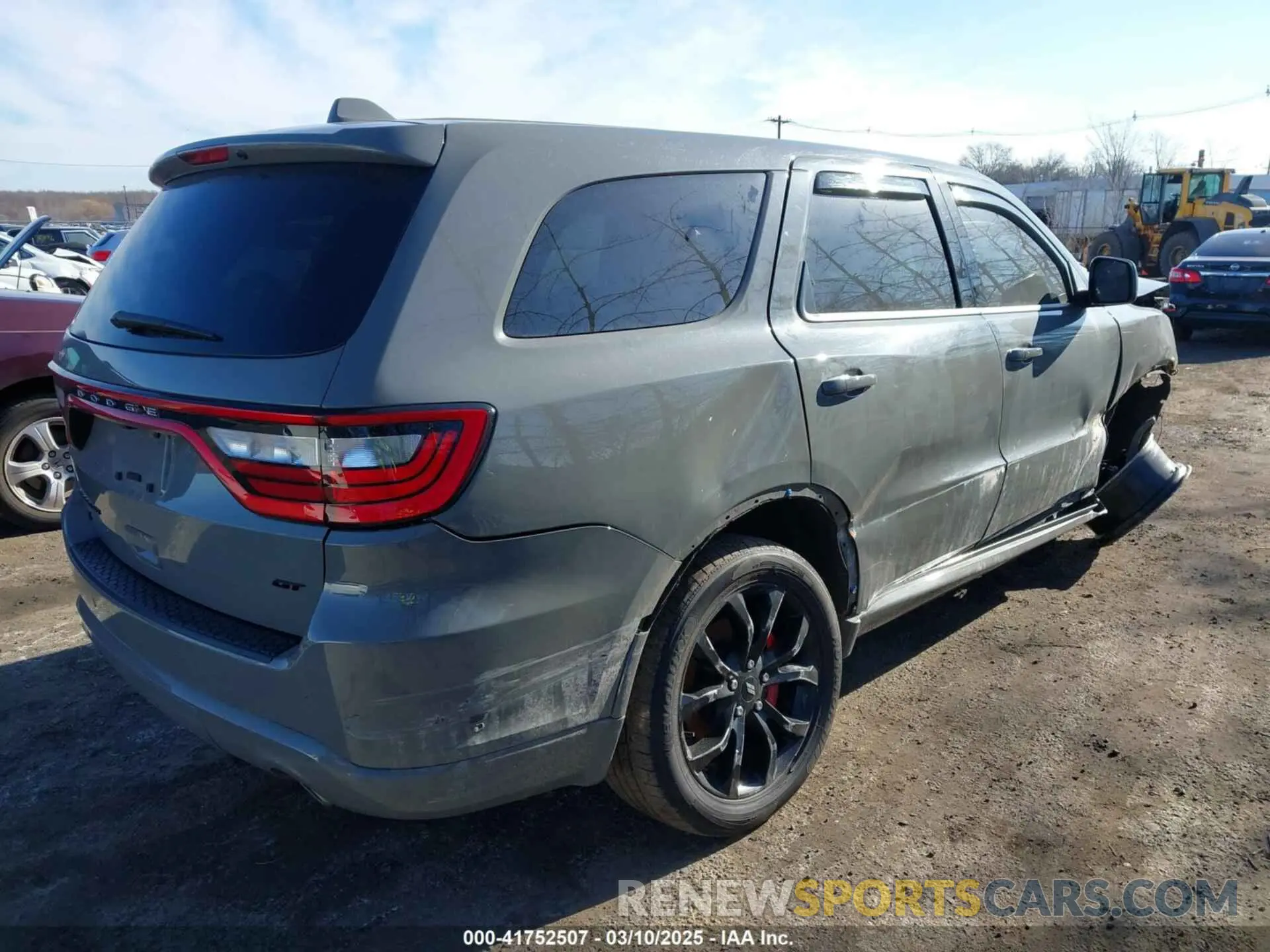 4 fotografías del automóvil dañado 1C4RDJDG5LC395692 DODGE DURANGO 2020