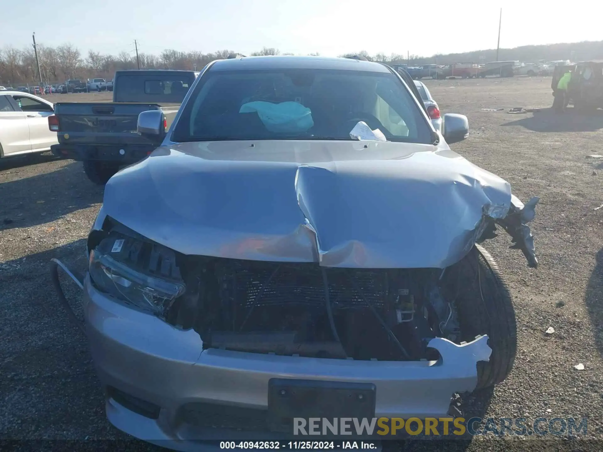 12 fotografías del automóvil dañado 1C4RDJDG8LC252722 DODGE DURANGO 2020