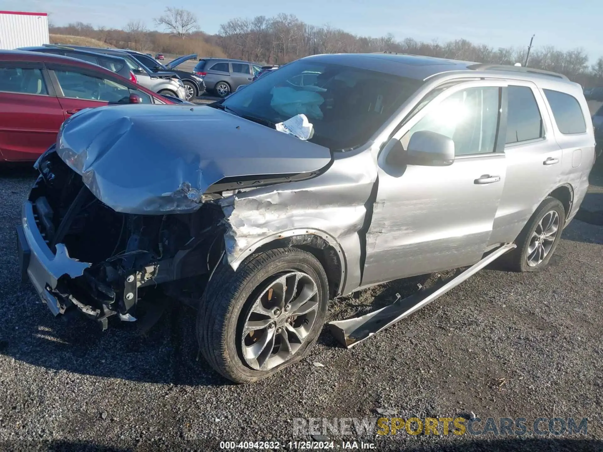 2 fotografías del automóvil dañado 1C4RDJDG8LC252722 DODGE DURANGO 2020