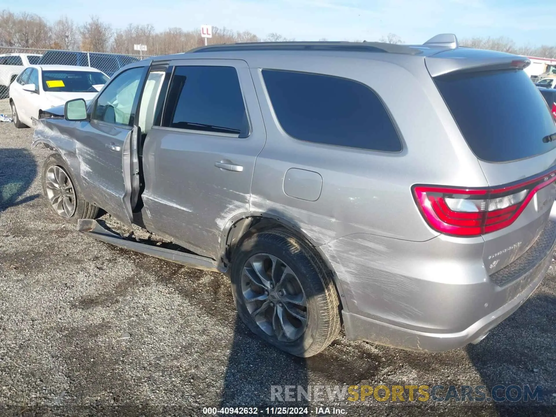 3 fotografías del automóvil dañado 1C4RDJDG8LC252722 DODGE DURANGO 2020