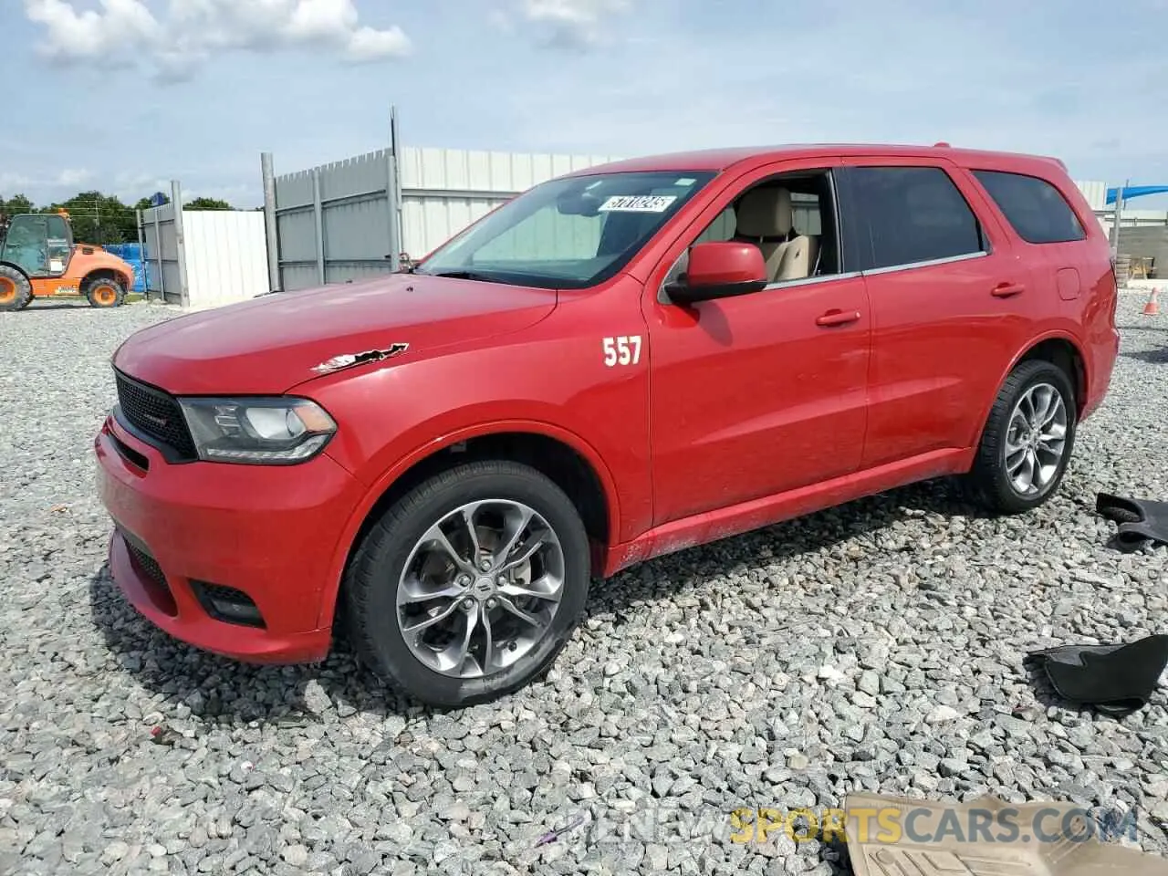 1 fotografías del automóvil dañado 1C4RDJDG9LC205229 DODGE DURANGO 2020