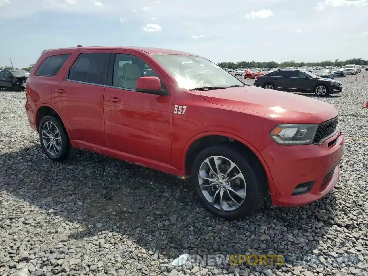 4 fotografías del automóvil dañado 1C4RDJDG9LC205229 DODGE DURANGO 2020