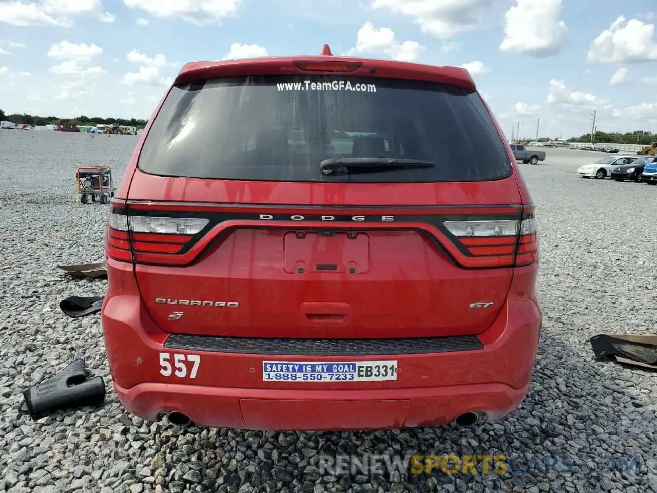 6 fotografías del automóvil dañado 1C4RDJDG9LC205229 DODGE DURANGO 2020
