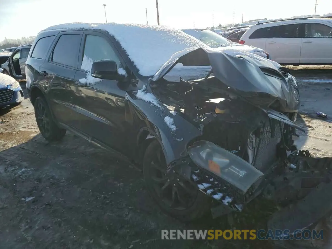 4 fotografías del automóvil dañado 1C4RDJDG9LC269755 DODGE DURANGO 2020
