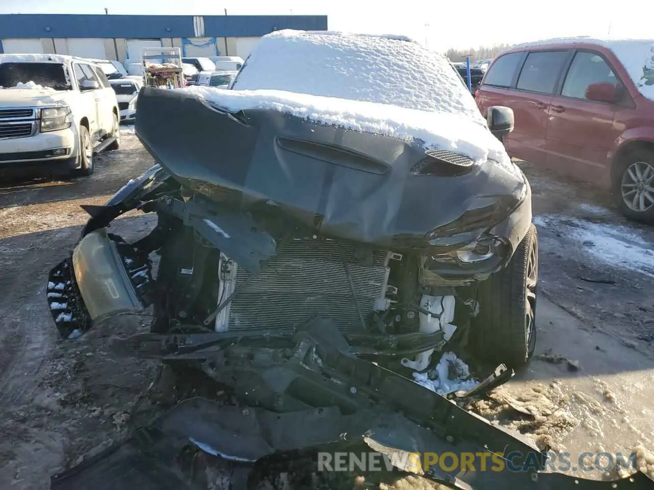 5 fotografías del automóvil dañado 1C4RDJDG9LC269755 DODGE DURANGO 2020
