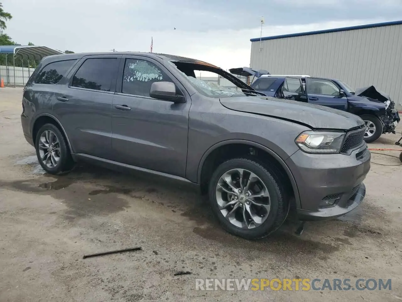 4 fotografías del automóvil dañado 1C4RDJDGXLC297063 DODGE DURANGO 2020