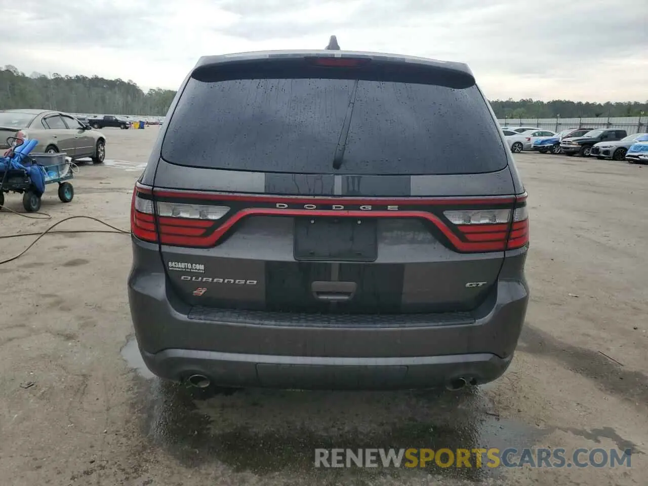 6 fotografías del automóvil dañado 1C4RDJDGXLC297063 DODGE DURANGO 2020