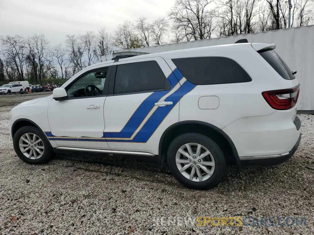 2 fotografías del automóvil dañado 1C4RDJFG4LC352412 DODGE DURANGO 2020
