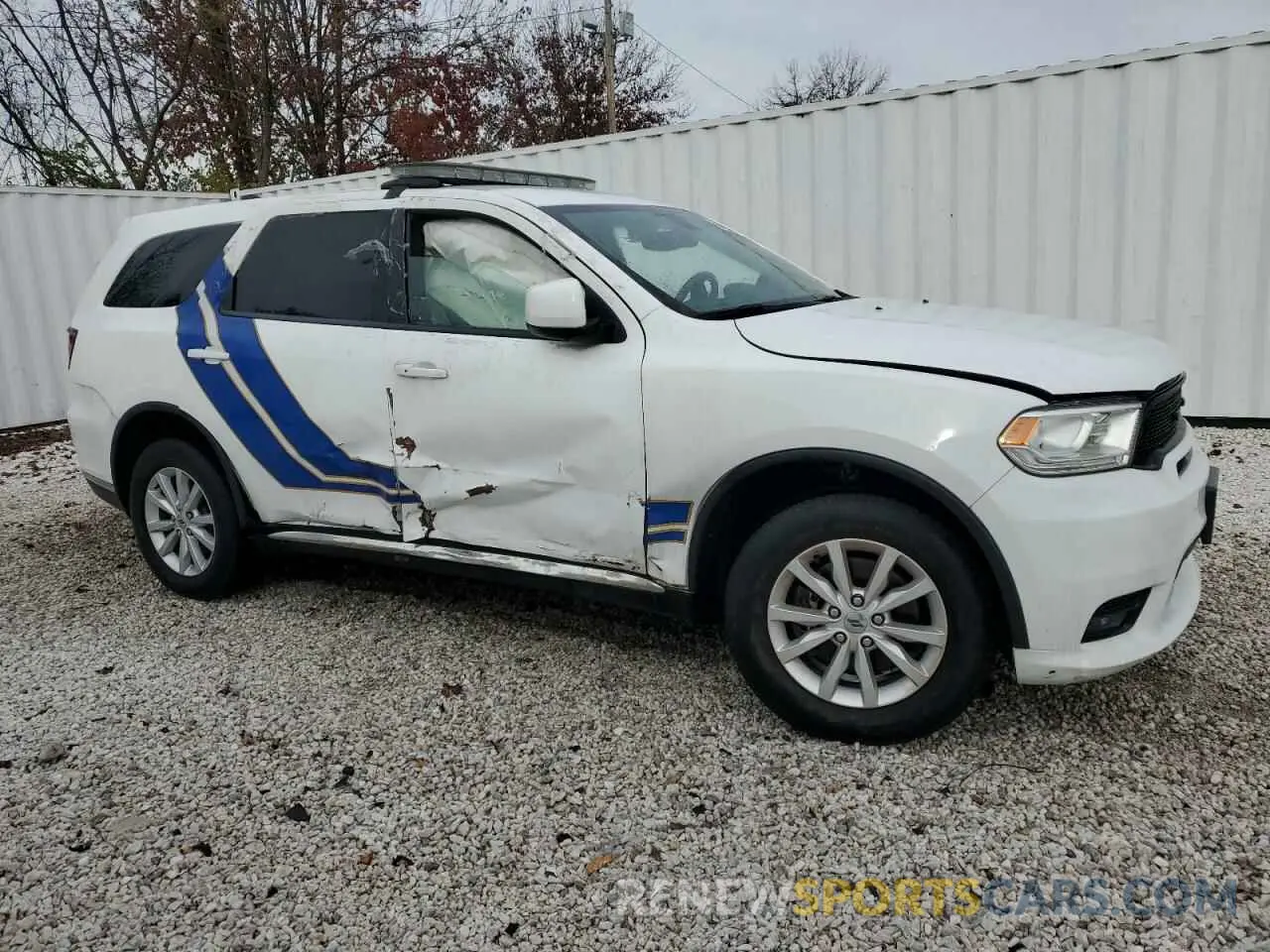 4 fotografías del automóvil dañado 1C4RDJFG4LC352412 DODGE DURANGO 2020