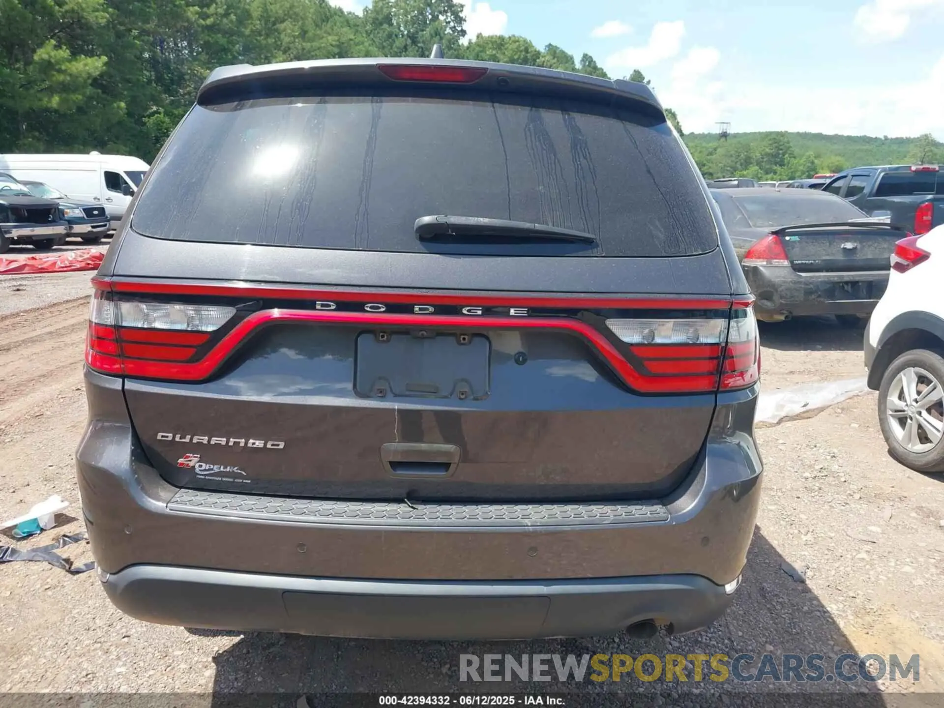 15 fotografías del automóvil dañado 1C4RDJFG8LC443280 DODGE DURANGO 2020
