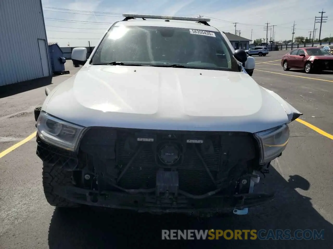 5 fotografías del automóvil dañado 1C4RDJFG9LC345570 DODGE DURANGO 2020