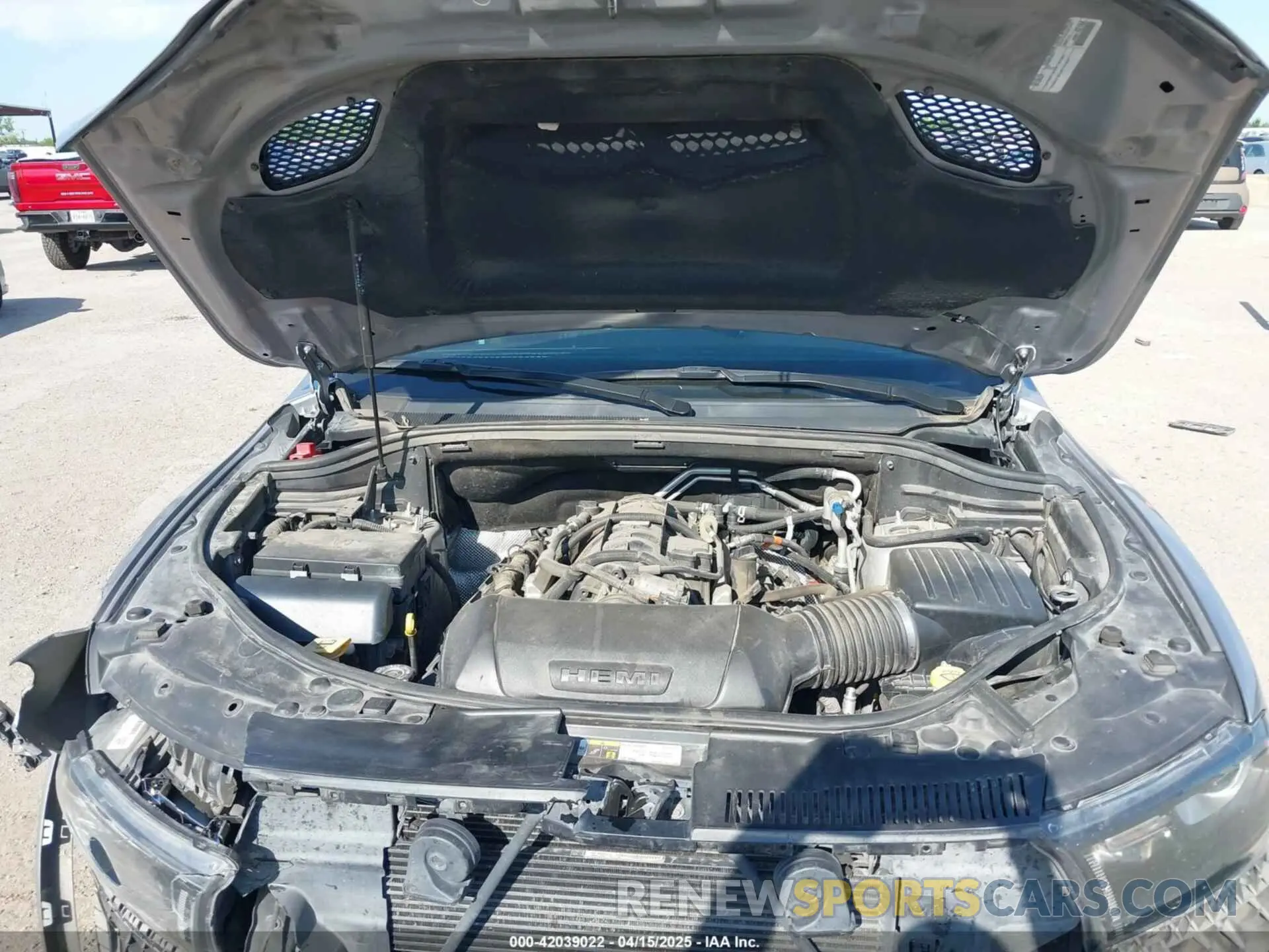 10 fotografías del automóvil dañado 1C4SDHCT0LC381238 DODGE DURANGO 2020