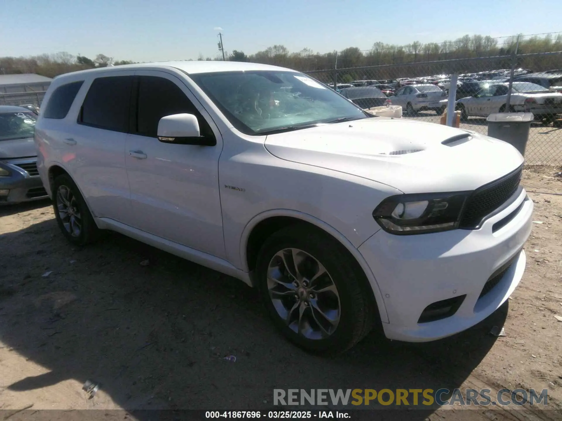 1 fotografías del automóvil dañado 1C4SDHCT6LC119398 DODGE DURANGO 2020