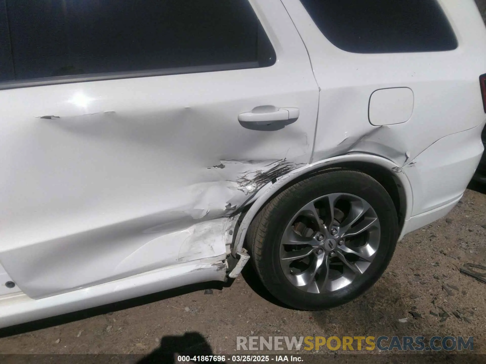 6 fotografías del automóvil dañado 1C4SDHCT6LC119398 DODGE DURANGO 2020
