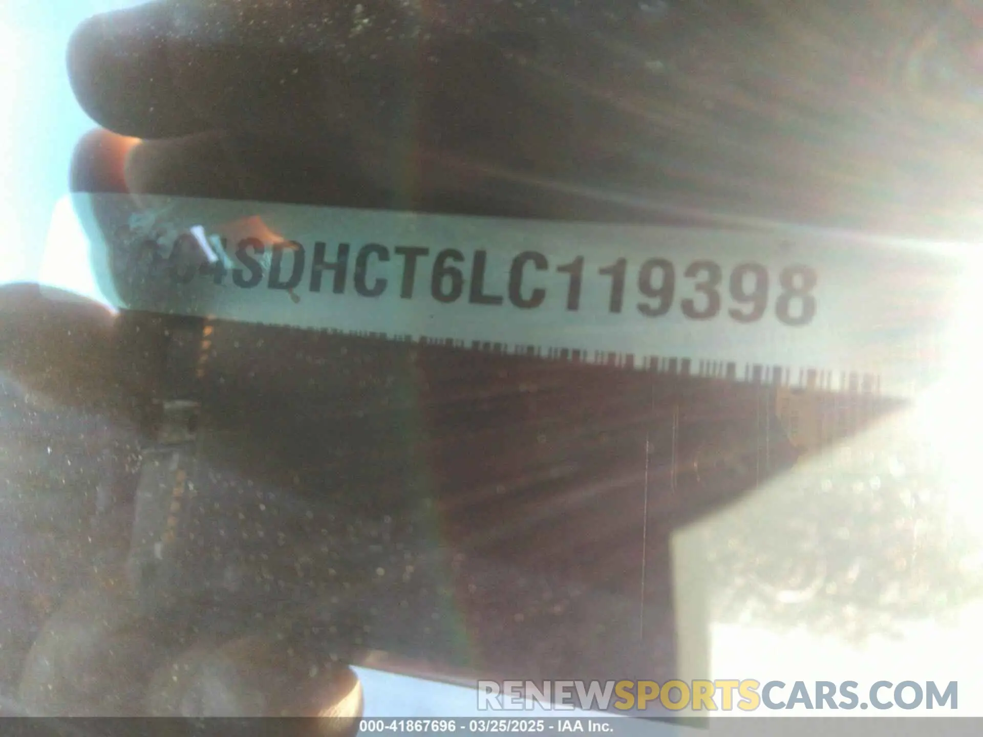 9 fotografías del automóvil dañado 1C4SDHCT6LC119398 DODGE DURANGO 2020