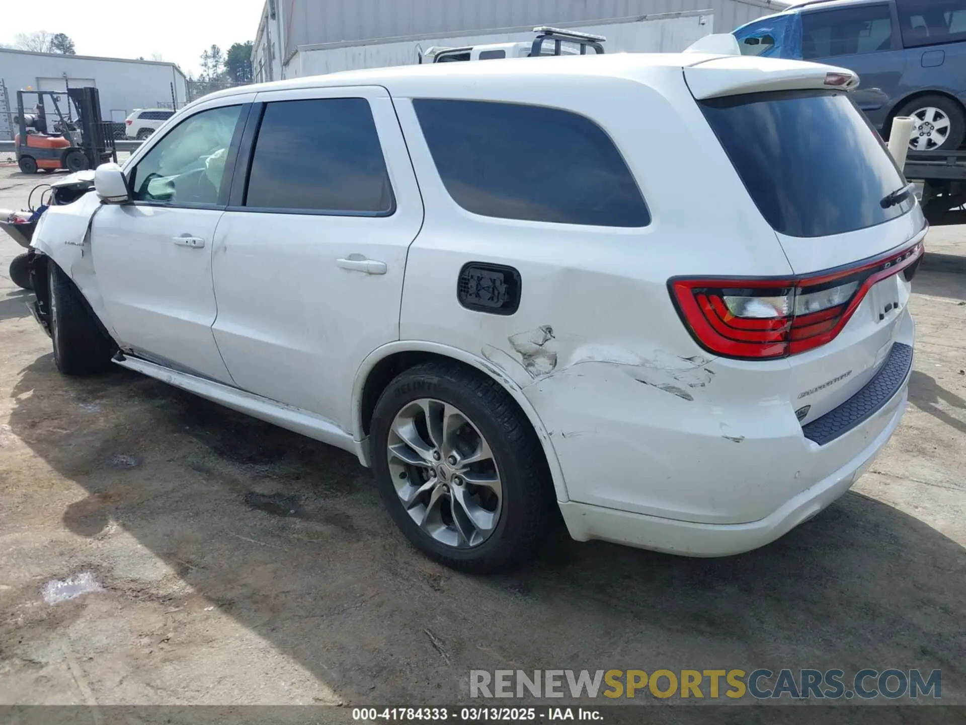 3 fotografías del automóvil dañado 1C4SDHCT6LC306897 DODGE DURANGO 2020