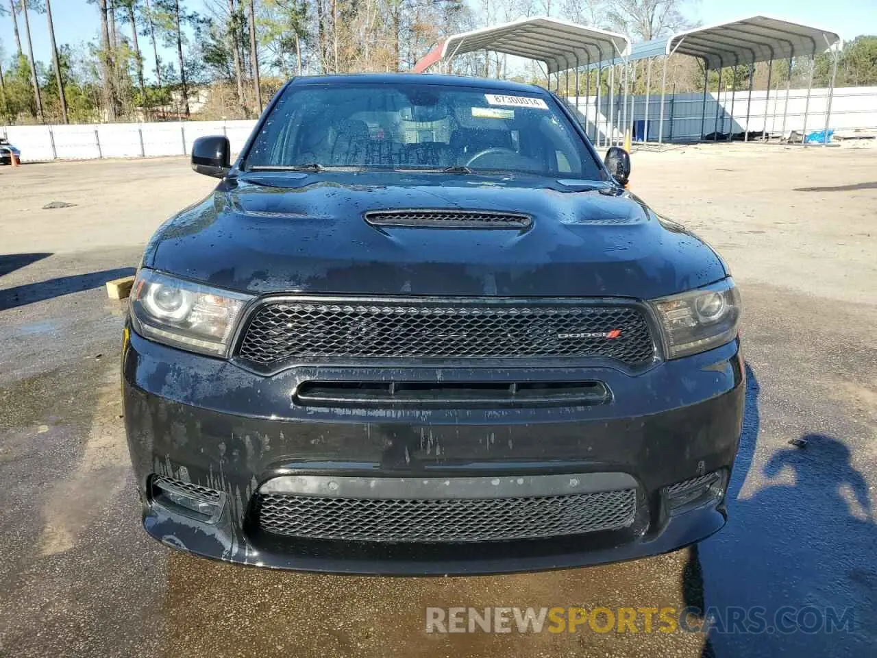 5 fotografías del automóvil dañado 1C4SDHCT6LC394401 DODGE DURANGO 2020