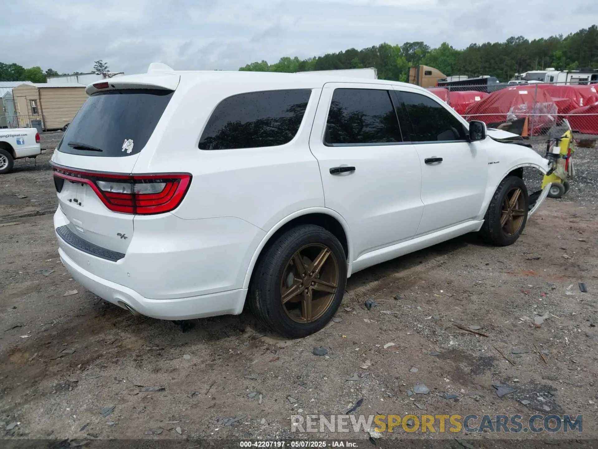 4 fotografías del automóvil dañado 1C4SDHCT8LC306884 DODGE DURANGO 2020